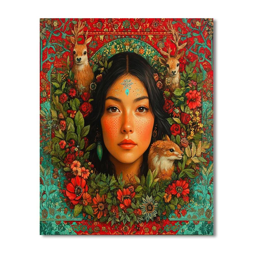 Frida Kahlo Inspired Garden Of Memory Painting by numbers kit