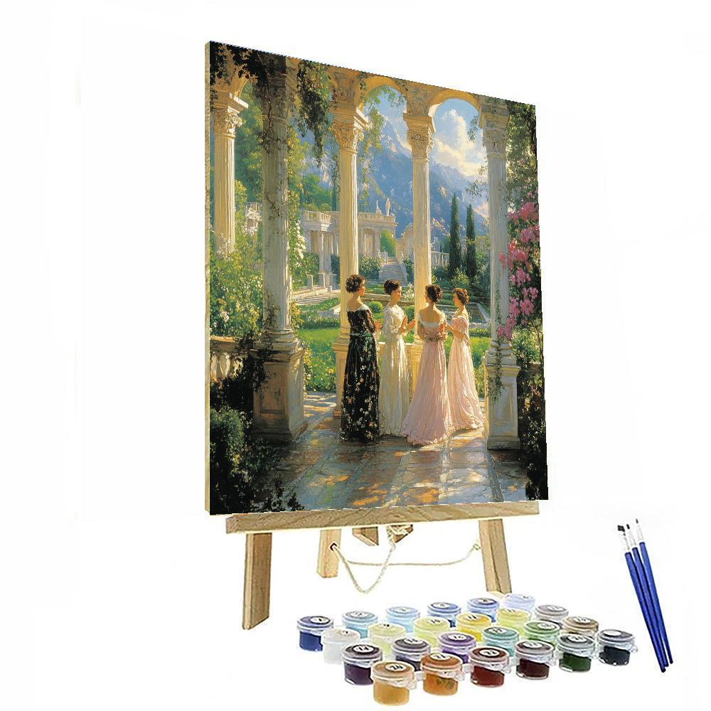 Raphael Inspired Garden Feast Numbered painting kits