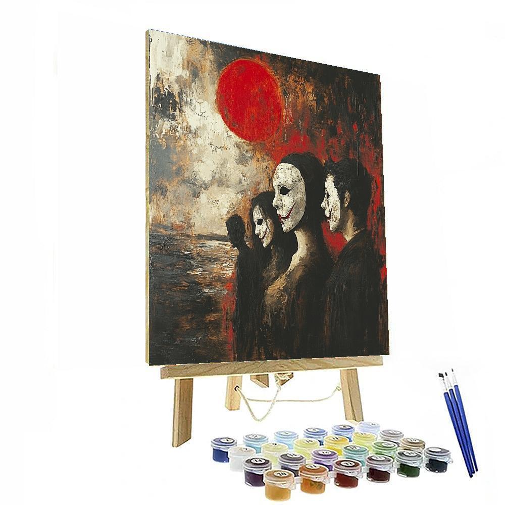 Goya Inspired Carnival Of Shadows Paint by numbers art