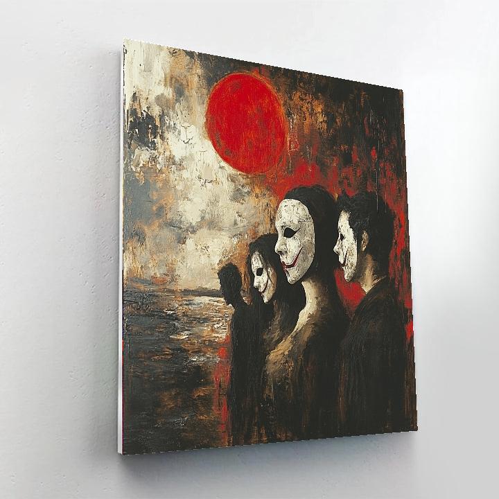 Goya Inspired Carnival Of Shadows Paint by numbers art