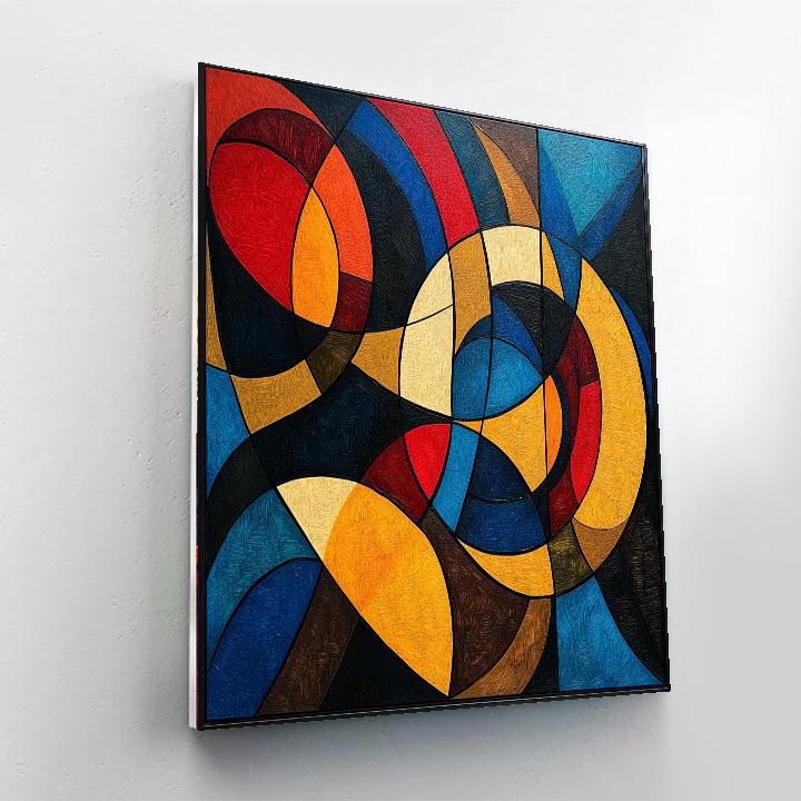 Kandinsky Inspired Symphony Of Colors Number painting