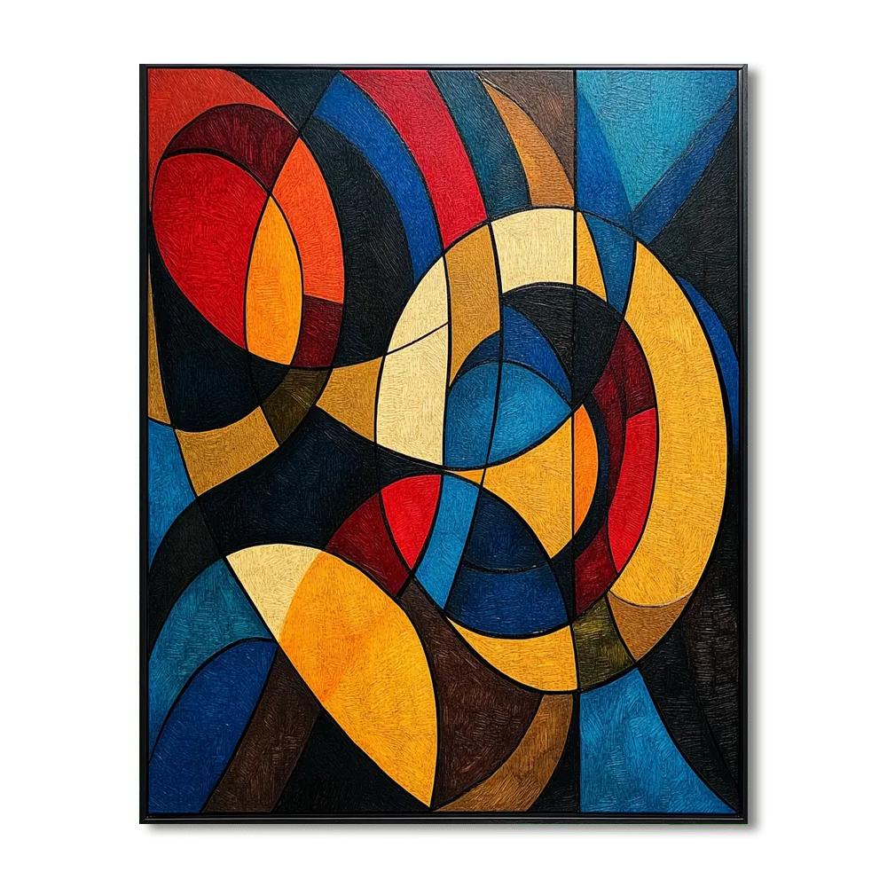 Kandinsky Inspired Symphony Of Colors Number painting