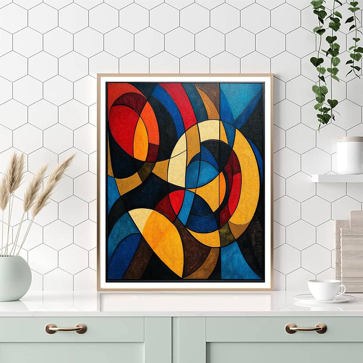 Kandinsky Inspired Symphony Of Colors Number painting
