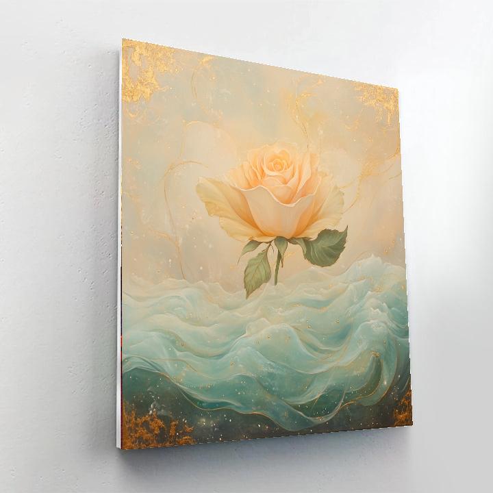 Botticelli Inspired Birth Of A Rose painting number kit