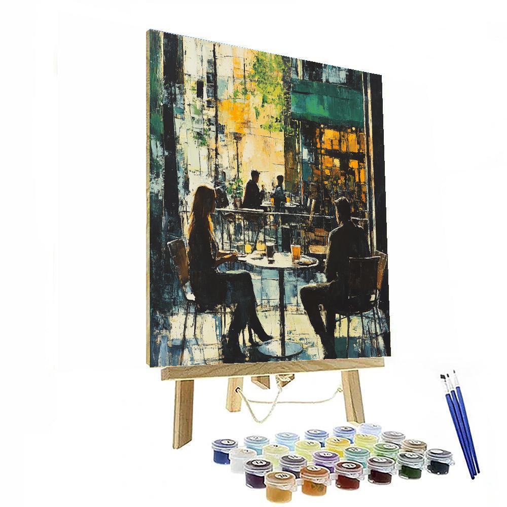 Manet Inspired Cafe Terrace Painting by numbers kit