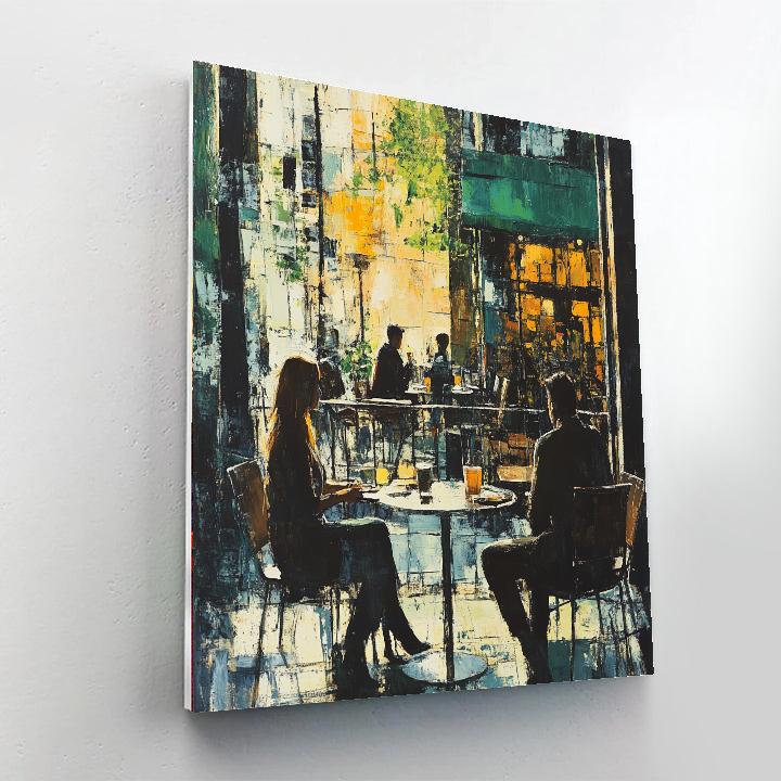 Manet Inspired Cafe Terrace Painting by numbers kit