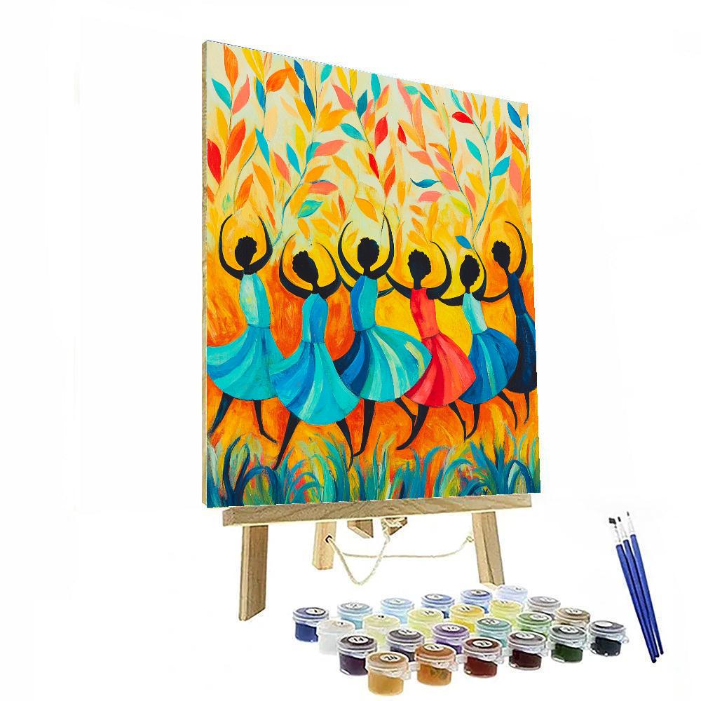 Henri Matisse Inspired Dance Of Color DIY paint by numbers