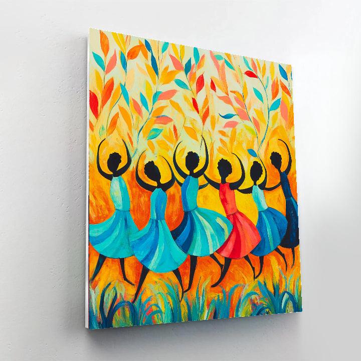 Henri Matisse Inspired Dance Of Color DIY paint by numbers