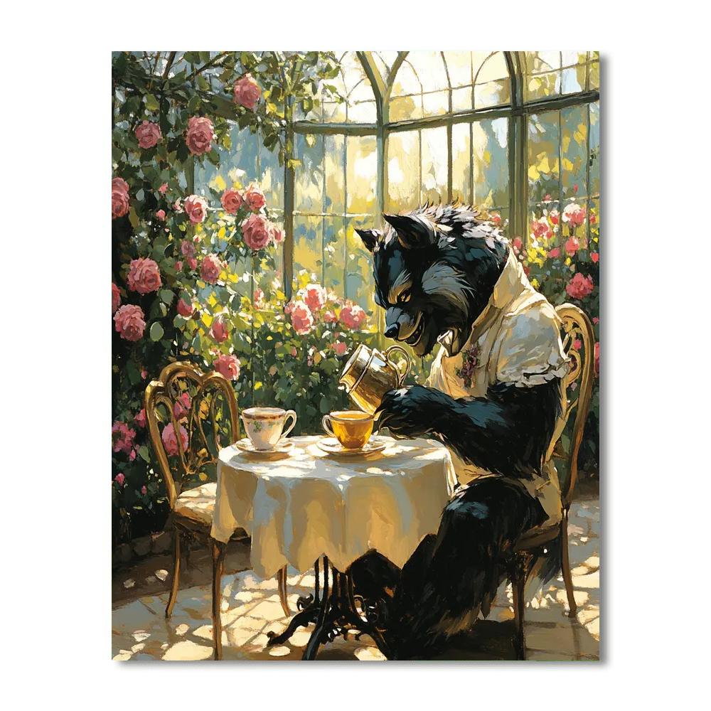 Beast Afternoon Tea Numbered painting kits