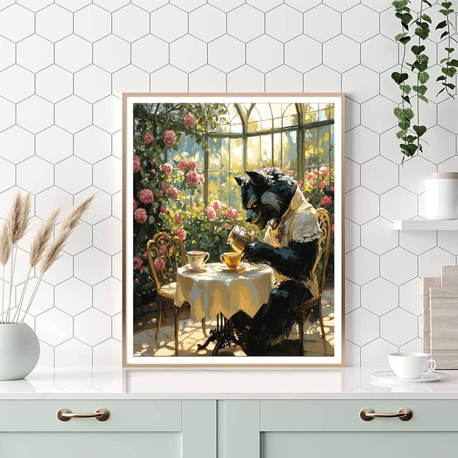 Beast Afternoon Tea Numbered painting kits