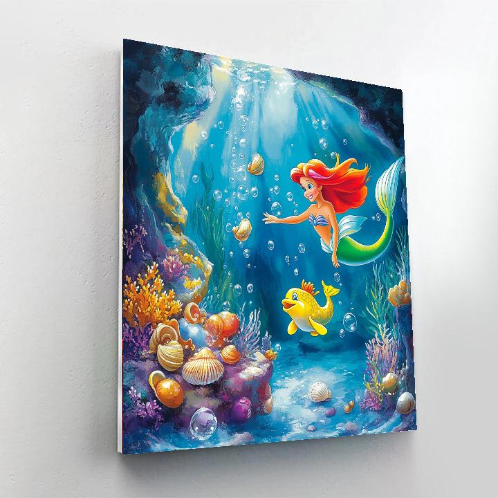 Ariel Undersea Grotto Number painting
