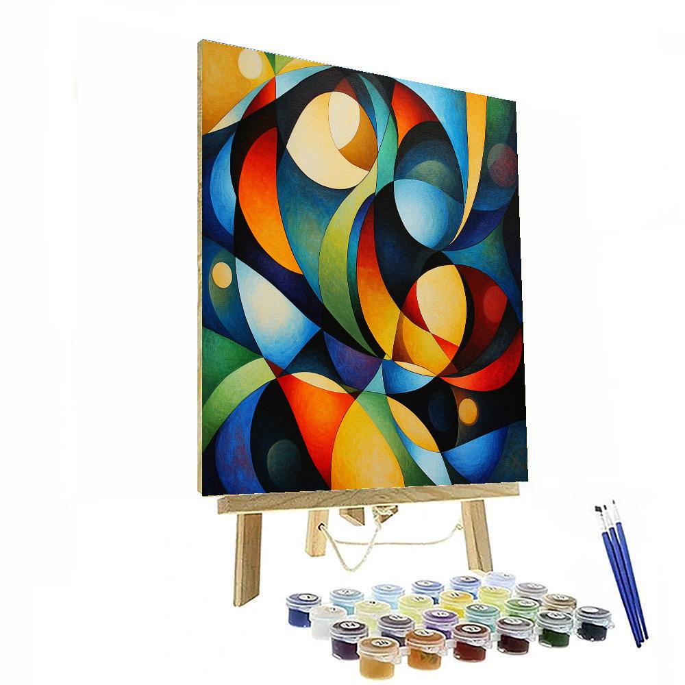 Wassily Kandinsky Inspired Abstract Symphony Number painting