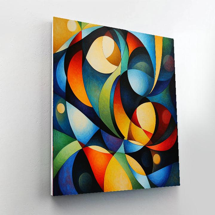 Wassily Kandinsky Inspired Abstract Symphony Number painting