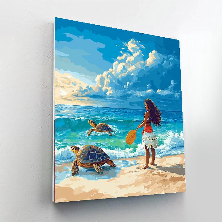 Moana Ocean Horizon paint by numbers