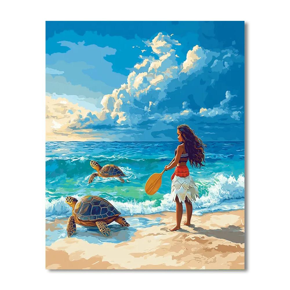 Moana Ocean Horizon paint by numbers