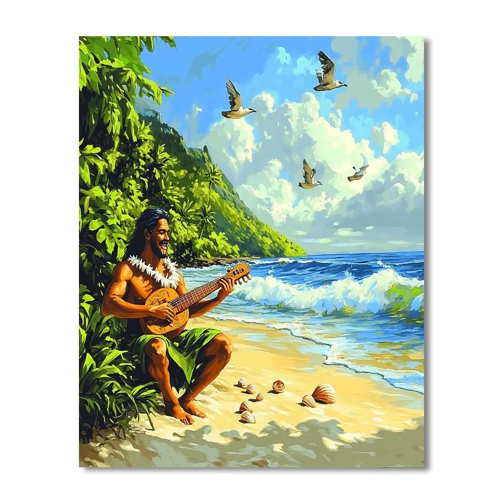 Maui Island Smile paint by numbers