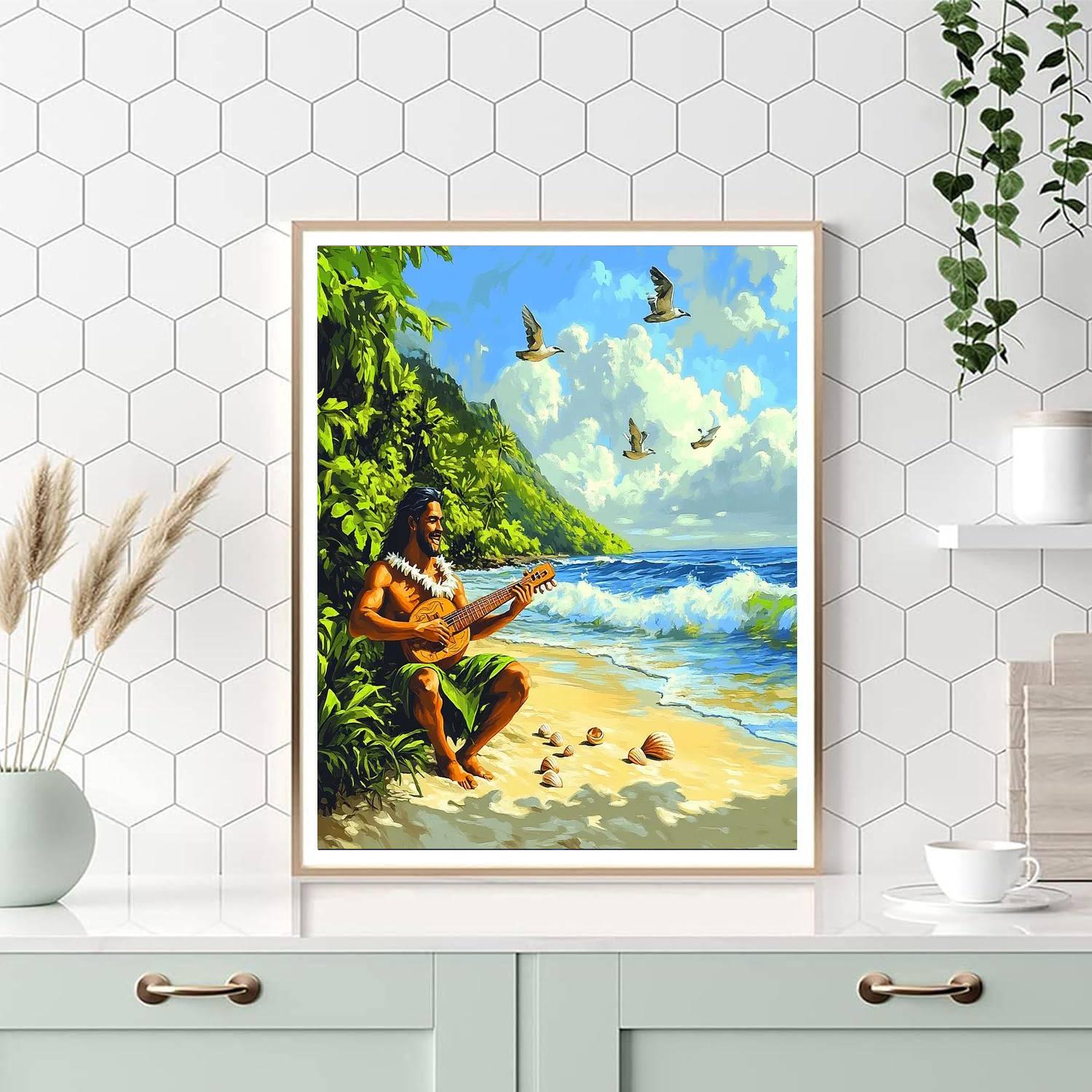 Maui Island Smile paint by numbers