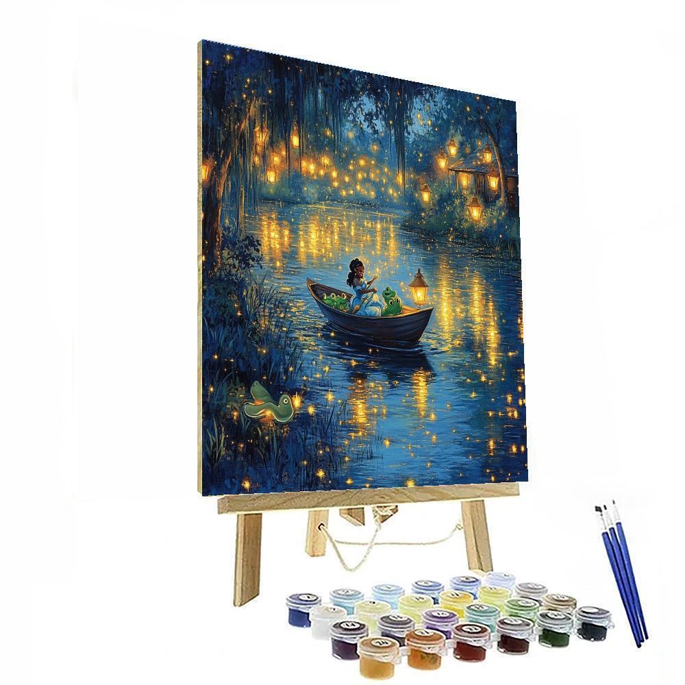 Tiana Bayou Evening paint by color