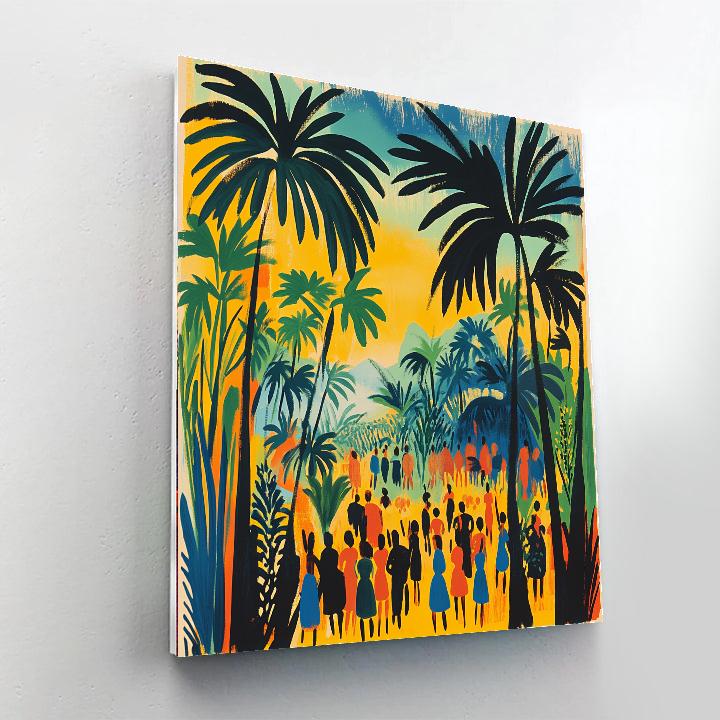 Paul Gauguin Inspired Island Festival paint by number