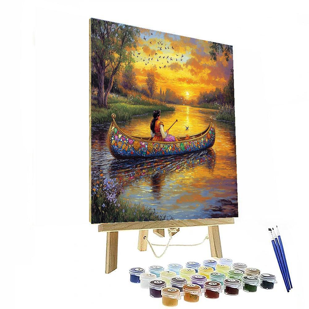 Prince Naveen Royal Canoe DIY paint by numbers