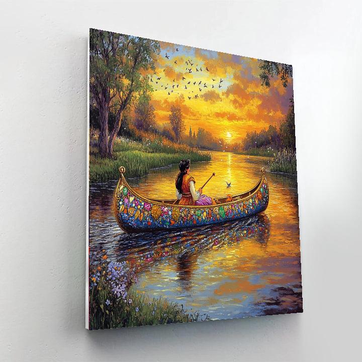 Prince Naveen Royal Canoe DIY paint by numbers