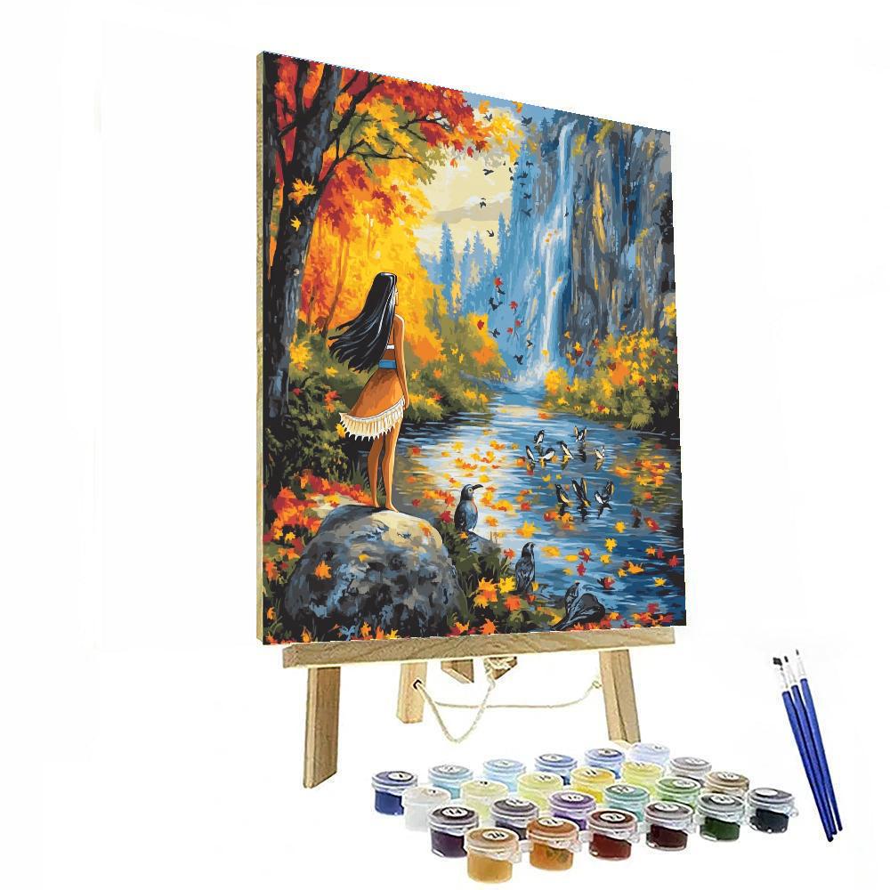 Pocahontas River Song paint by color