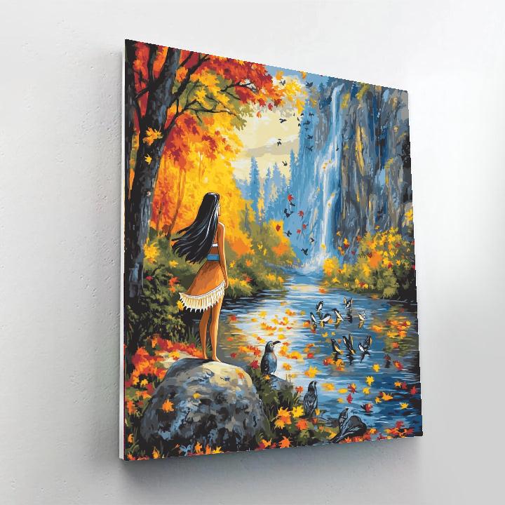 Pocahontas River Song paint by color