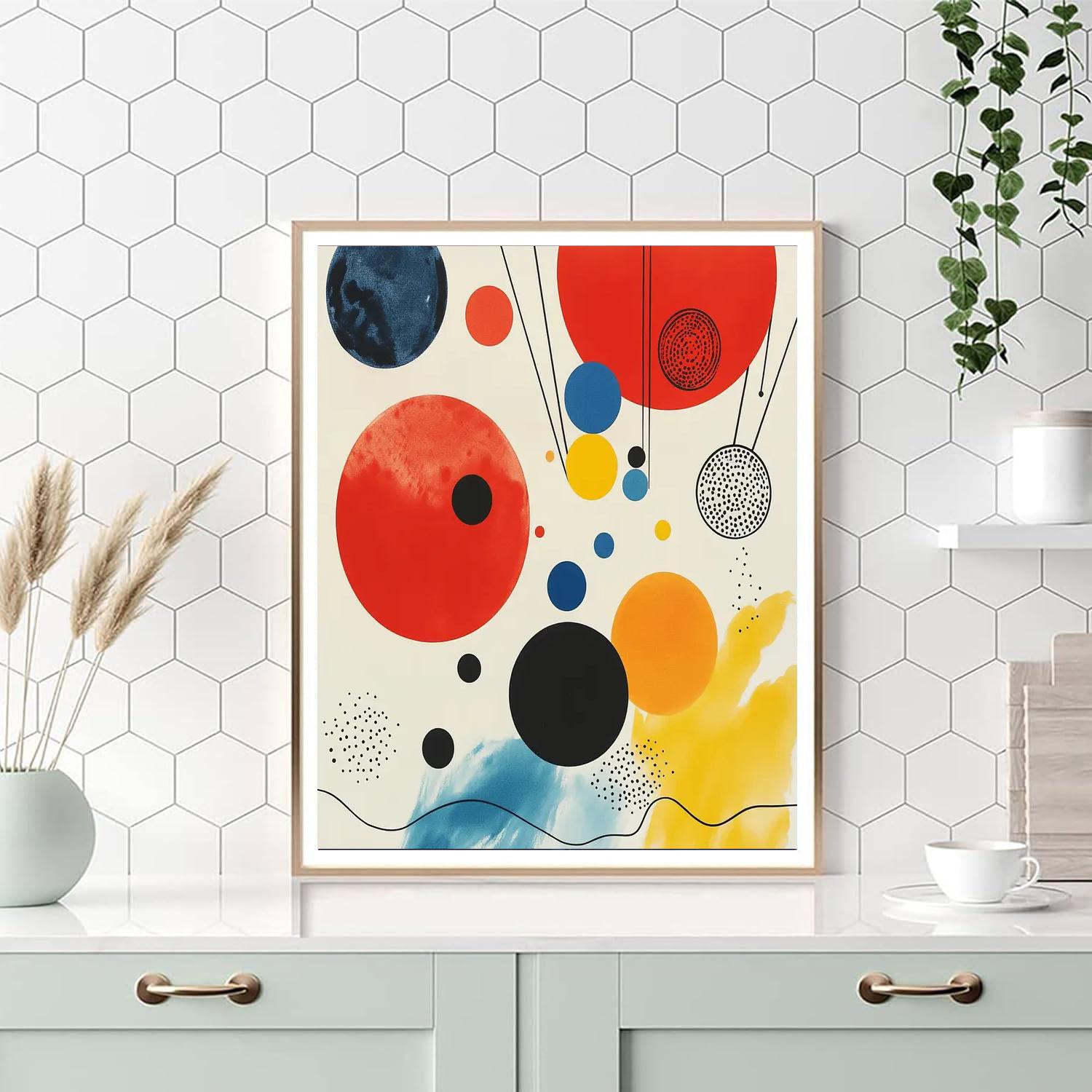 Joan Miro Inspired Playful Planets Numbered painting kits