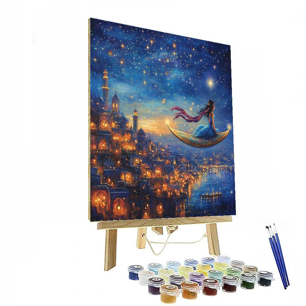 Jasmine Magic Carpet Ride Paint by numbers art
