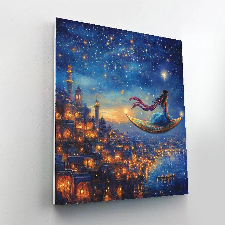 Jasmine Magic Carpet Ride Paint by numbers art