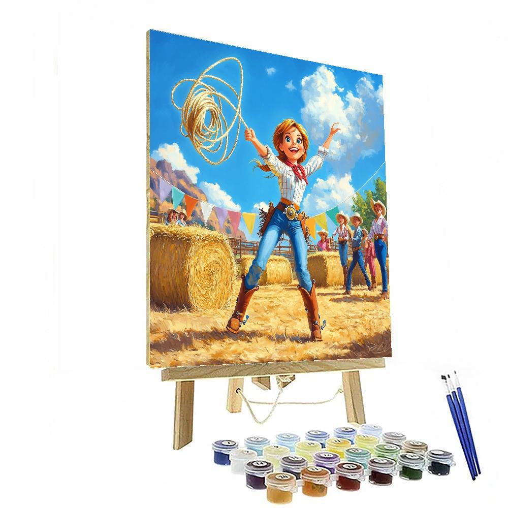 Jessie Roundup Rodeo DIY paint by numbers