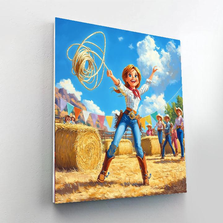 Jessie Roundup Rodeo DIY paint by numbers