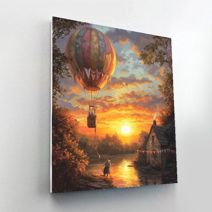Carl Fredricksen Sky Gazing paint by color