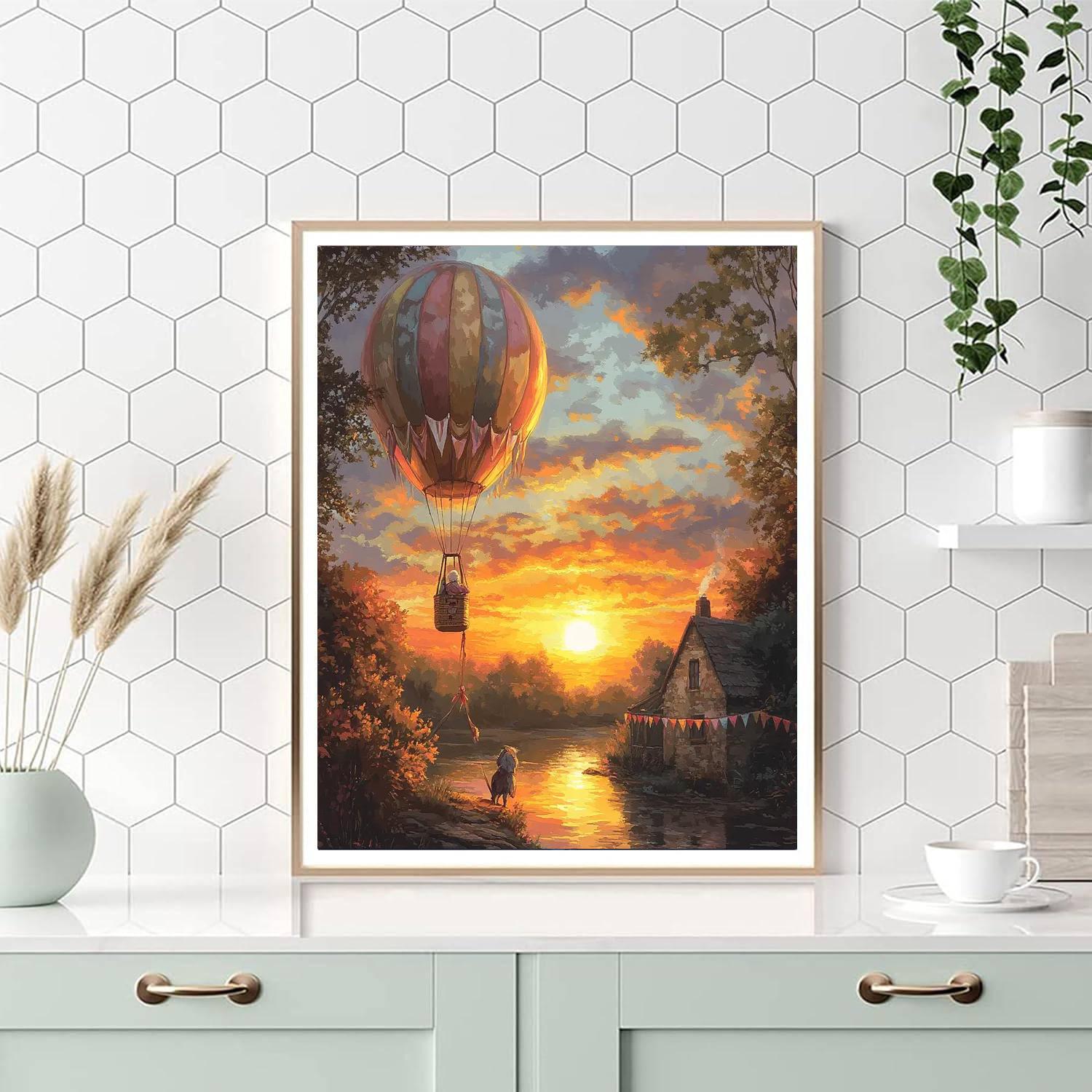 Carl Fredricksen Sky Gazing paint by color