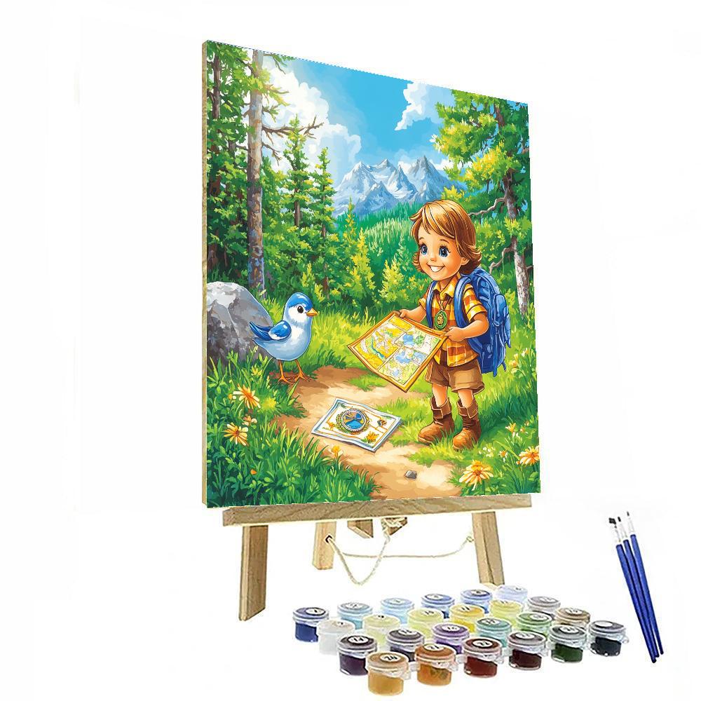 Russell Wilderness Badge Hunt painting number kit