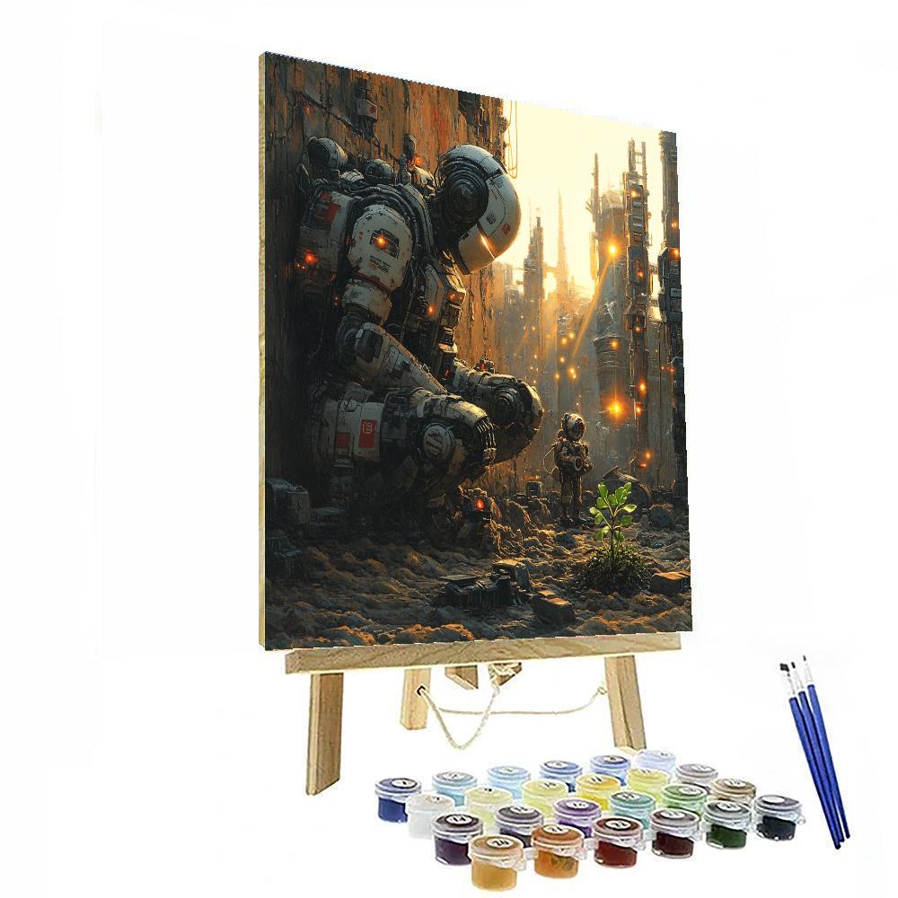 Wall E Garden Discovery Numbered painting kits