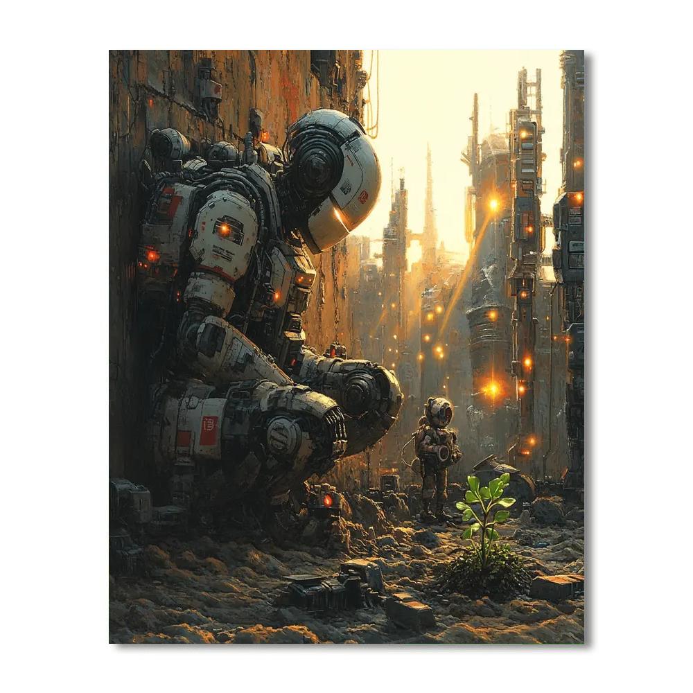 Wall E Garden Discovery Numbered painting kits