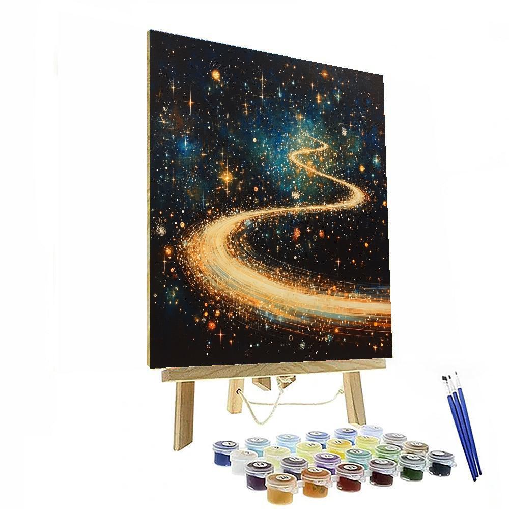 Eve Starfield Flight Painting by numbers kit
