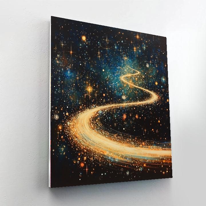 Eve Starfield Flight Painting by numbers kit