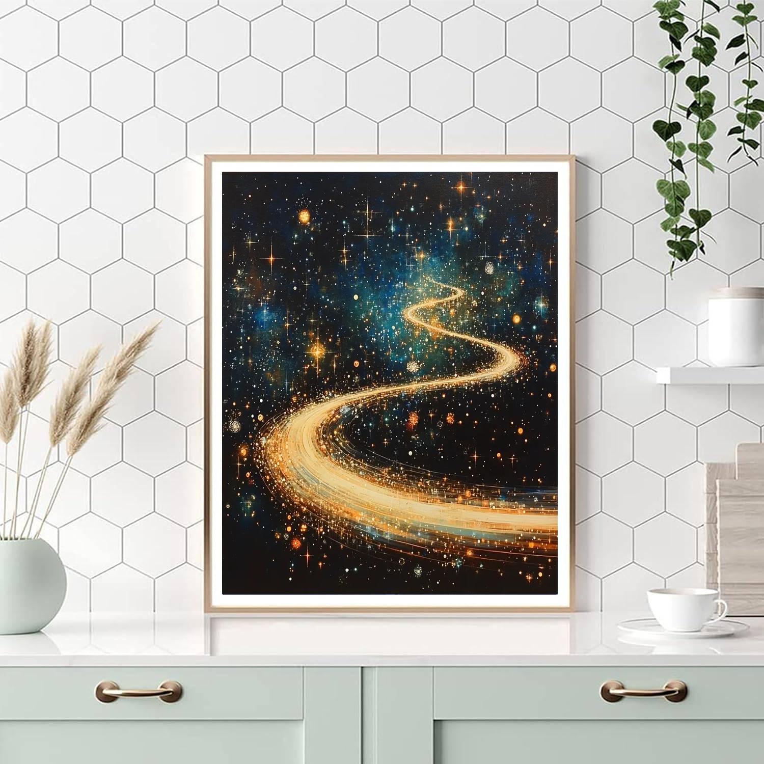 Eve Starfield Flight Painting by numbers kit