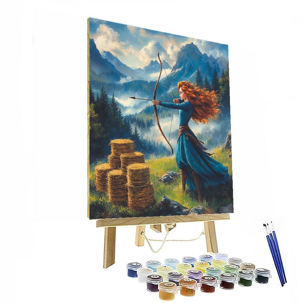 Merida Highland Target Practice DIY paint by numbers