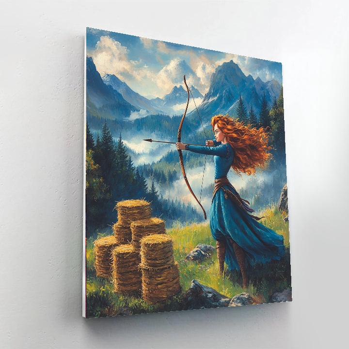 Merida Highland Target Practice DIY paint by numbers