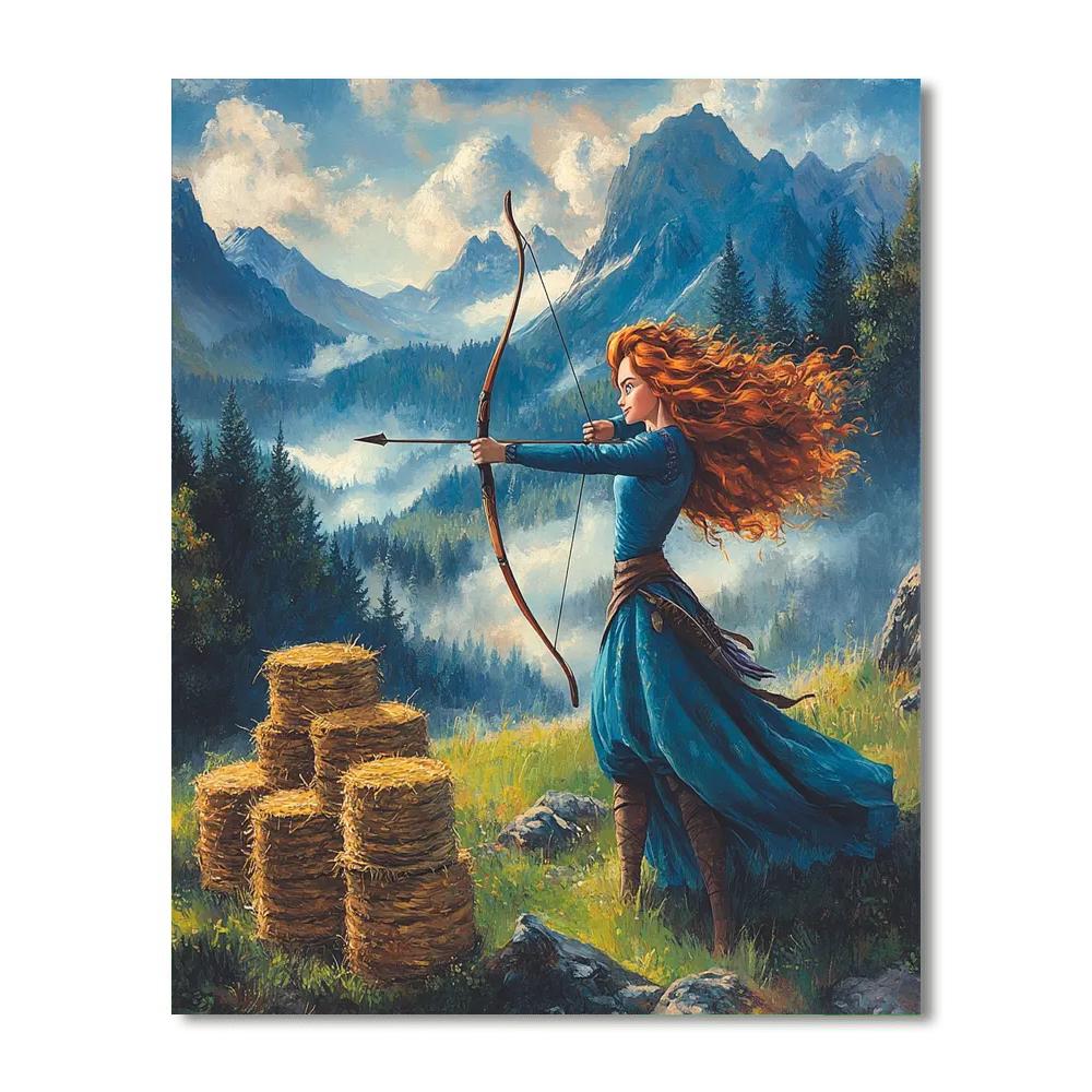 Merida Highland Target Practice DIY paint by numbers