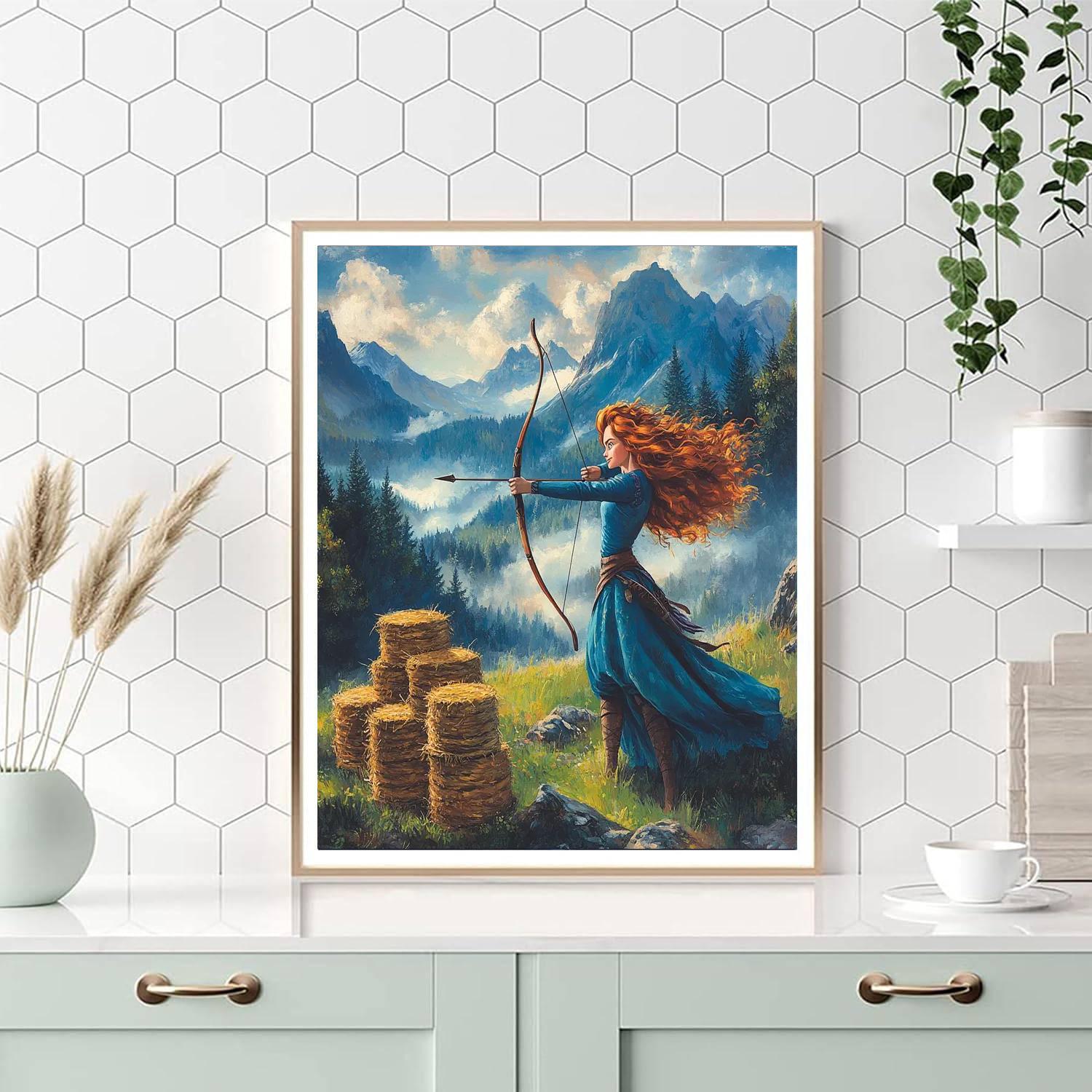 Merida Highland Target Practice DIY paint by numbers