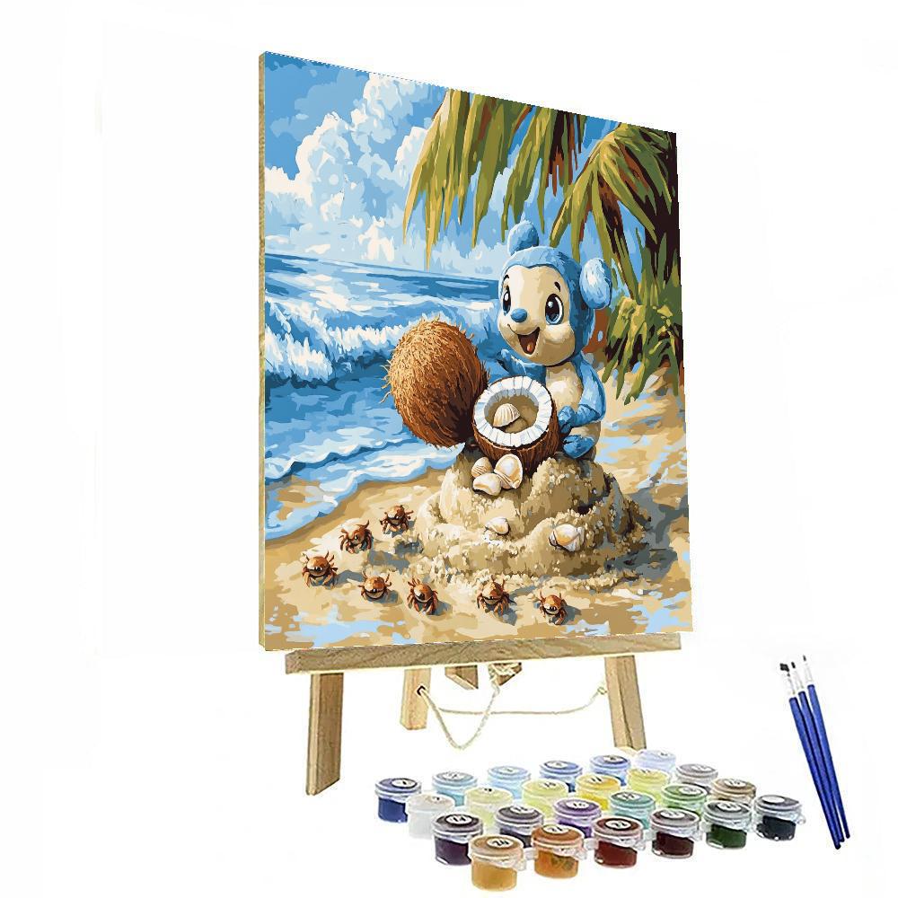 Stitch Beach Mischief paint by color