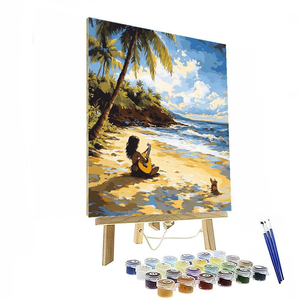 Lilo Hula Friendship paint by number