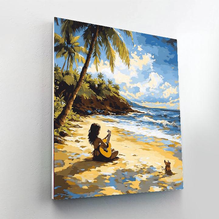 Lilo Hula Friendship paint by number