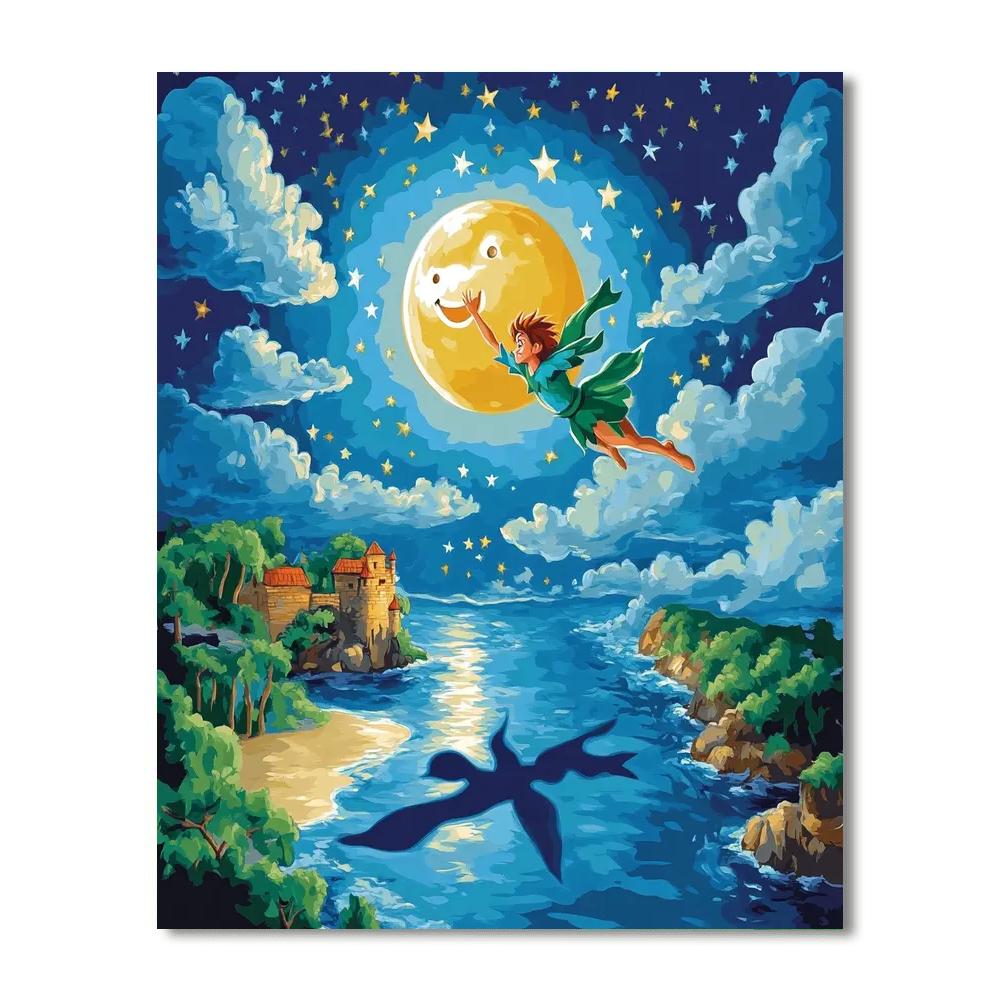 Peter Pan Neverland Leap DIY paint by numbers