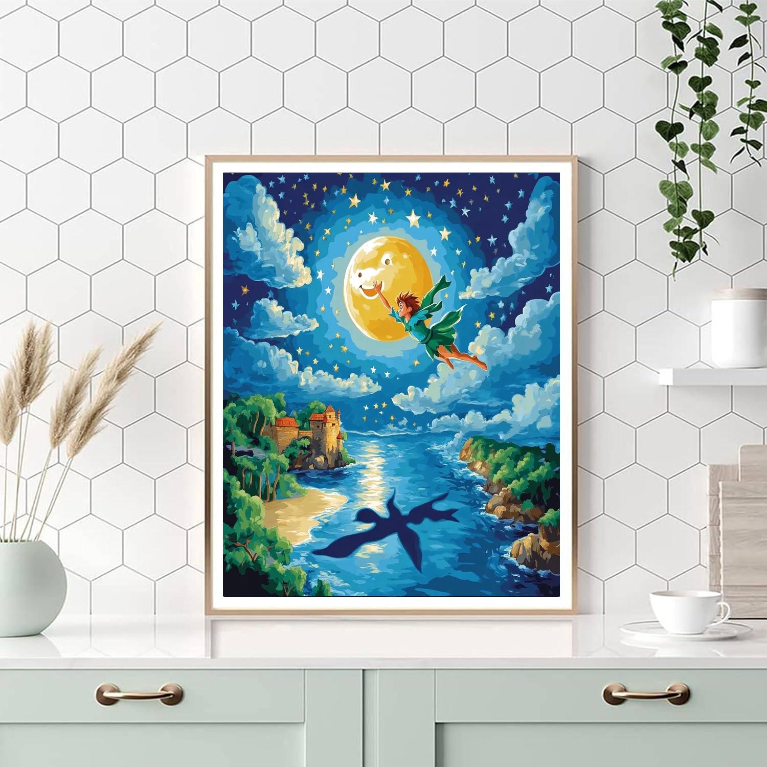 Peter Pan Neverland Leap DIY paint by numbers