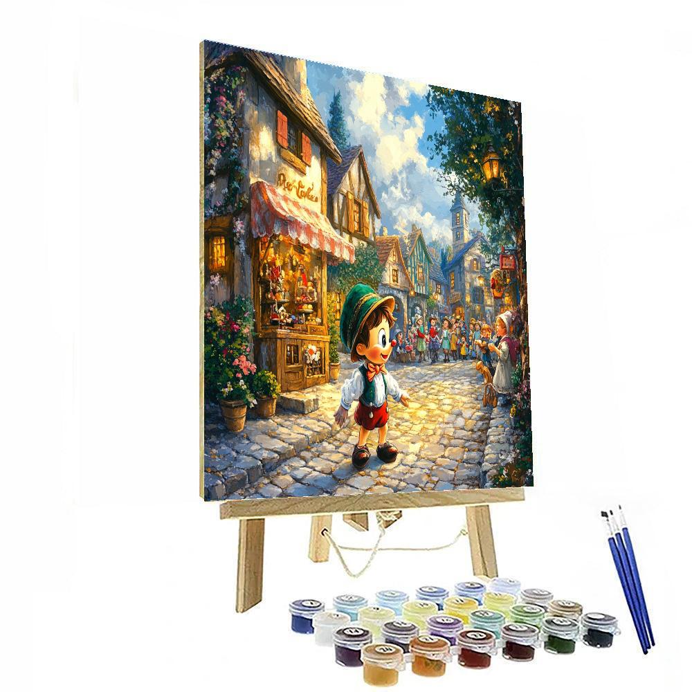 Pinocchio Honest Smile paint by number